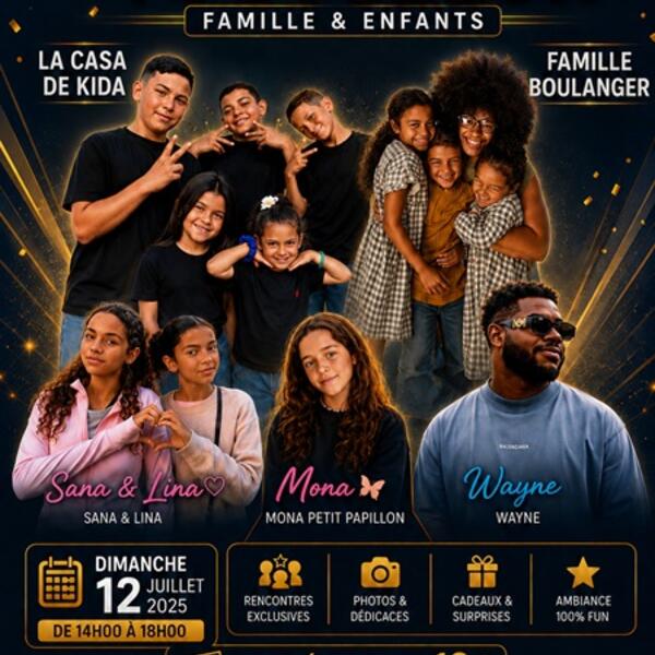 Grand Meetup Youtubeur — Famille & Enfants